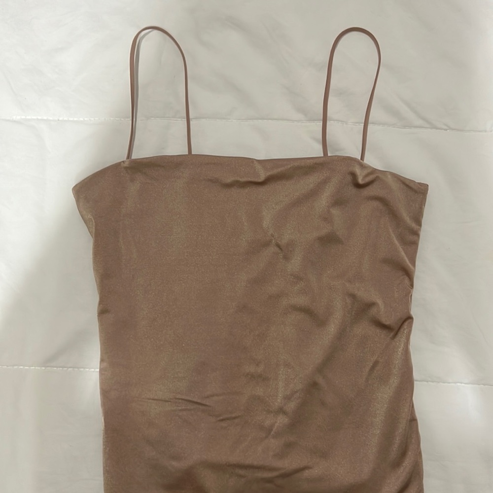 Abercrombie silky shiny bodysuit